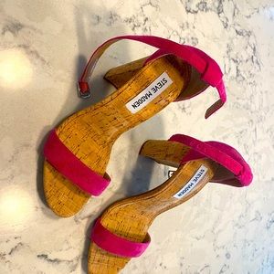 Pink Strappy Sandals - Steve Madden